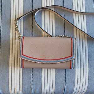 kate spade leather eva wallet on a chain
